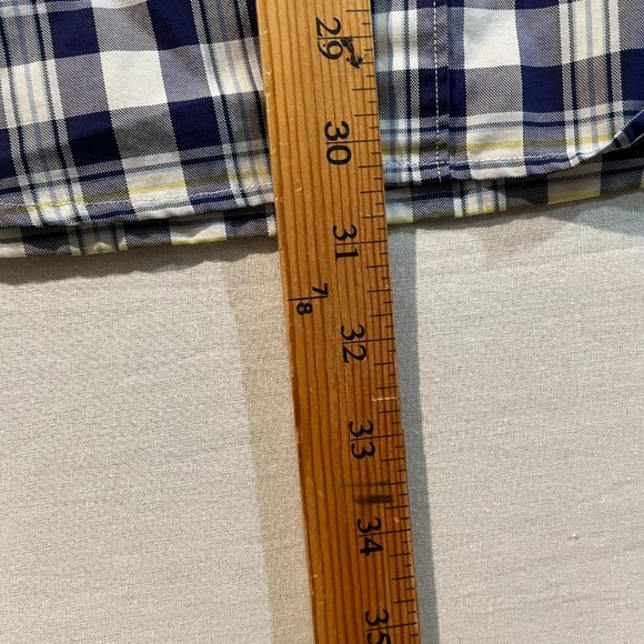 Rodd & Gunn Shirt Mens L Button Front Sports Fit Blue White Plaid Colorful - Picture 10 of 14